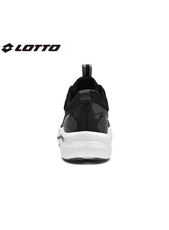 Lotto Women's Carbon Plate Running Shoes, Spring And Summer Mesh Breathable Sneakers, Shock-absorbing Wear-resistant Rebound Racing Shoes, Black/white, Size 37 - Image 4