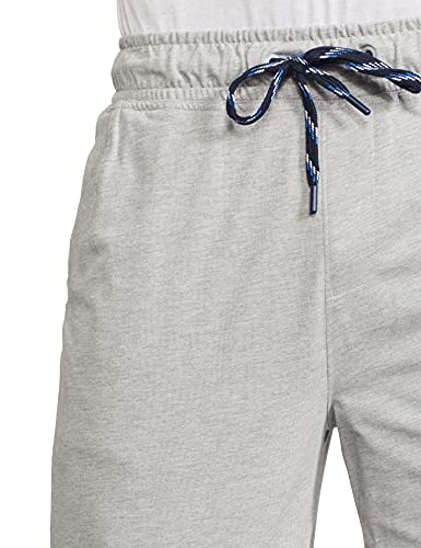 Van Heusen Athleisure Men Knit Shorts - Cotton Rich - Smart Tech, Easy Stain Release, Anti Stat, Ultra Soft, Quick Dry_50001_Grey Melange_S - Image 3