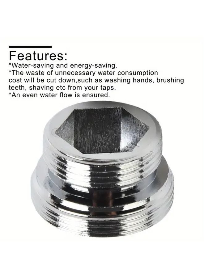 Metal Shower Head Adapter Water Saving Outer 22mm Universal Fit Rainfall Faucet Connector - Image 5