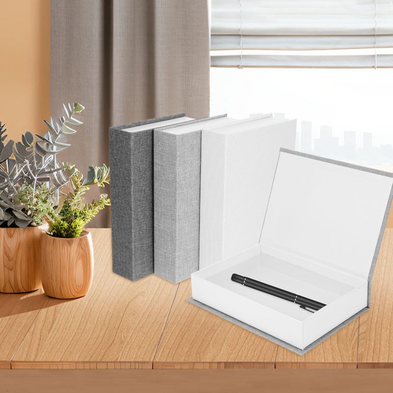 3pcs Faux Books Decorative Modern Book Boxes Decorative Linen Coffee Table Book DIY Crafts - Image 5