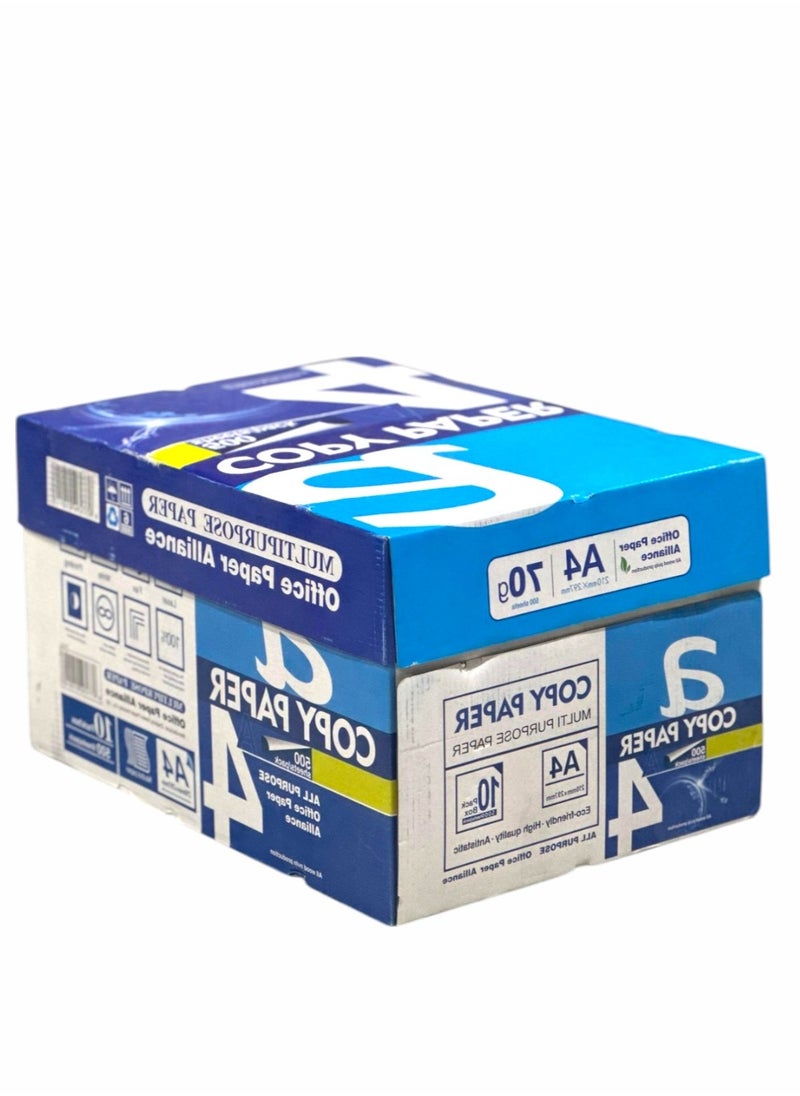 A4 PaperX WDA Premium A4 Copy Paper, 70 GSM, 2500 Sheets, Multipurpose Office Paper (5 Packet)  - Image 4