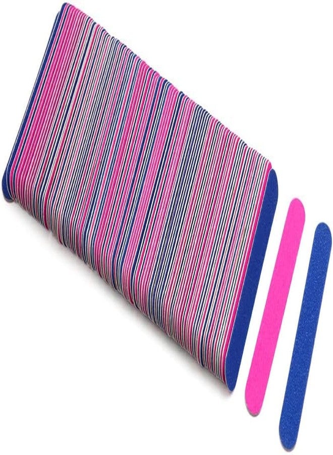 QUILBOOL Mini Nail Files Double Sided Nail File Set Emery Board for Women Girls Acrylic Mini Nail Files Bulk Nail Buffer Professional Nail Files Manicure Tool - 50 pc (Multi) - Image 1