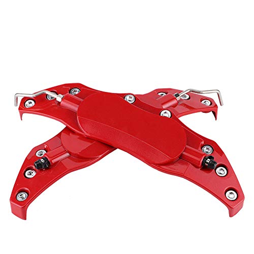 Eujgoov Red Brake Caliper Covers, Secure Fit, Premium Material, Easy Installation, Highgrade Taste, Custom Design, Universal, M Size, Precision CNC Engraving, AerospaceGrade Aluminum, (M) (L) - Image 1