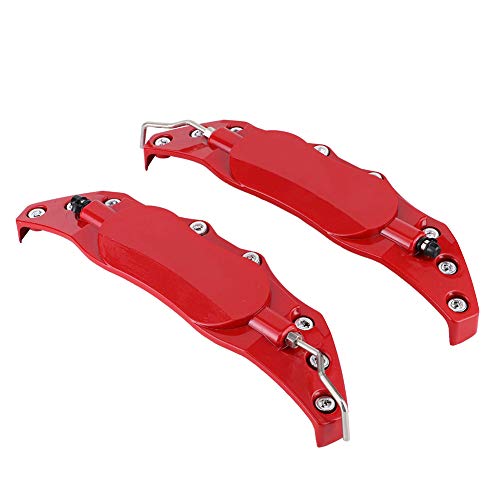 Eujgoov Red Brake Caliper Covers, Secure Fit, Premium Material, Easy Installation, Highgrade Taste, Custom Design, Universal, M Size, Precision CNC Engraving, AerospaceGrade Aluminum, (M) (L) - Image 5