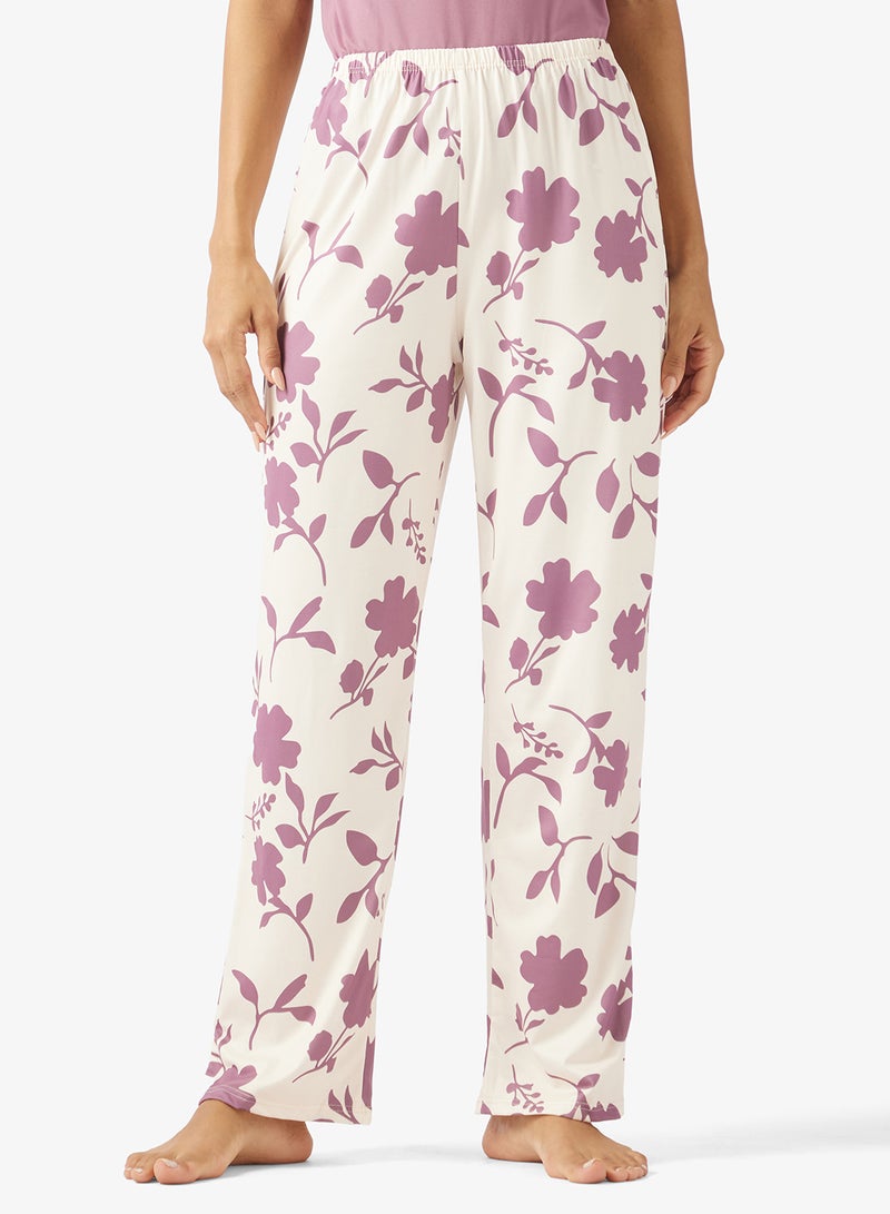 Ginger Relaxed Fit T-Shirt & Floral Pyjama Set - Image 4