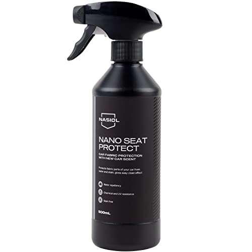Nasiol Nano Seat Protect Car Fabric Protection with New Car Scent, Upholstery Care, Water Repellent for Fabric, Stain Repellent, Interior Care Products 17fl.oz. - Image 1