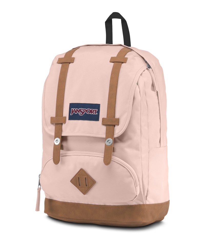 JanSport Cortlandt Laptop Backpack, Misty Rose, 15â€ Laptop Sleeve-Synthetic Leather Shoulder Computer Bag with Large Compartment, Padded Straps-Book Rucksack for Men, Women - Image 2