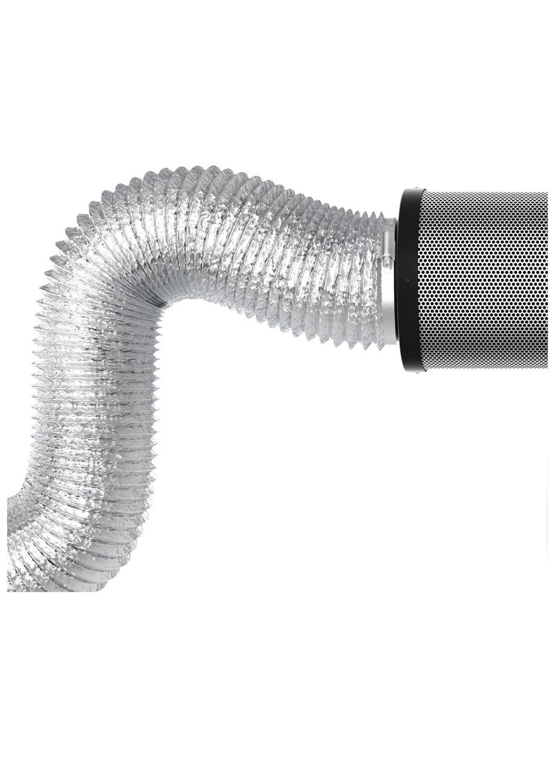 Shams 2.5m aluminum hose, 15cm/6in diameter + mounting strap - Image 3