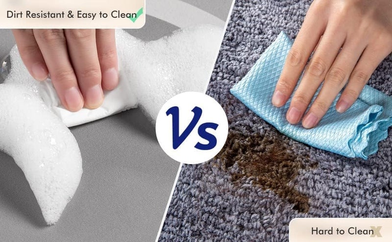 Rylan Bathroom mat, Door Mat, Floor Mat, Bath Mat, Doormat, Bathroom Carpet | Non Slip mat for Bathroom Cushion Mat Super Absorbent Soft Carpet, Quick Dry Dirt Barrier for Home, Office, (Round mat-2) - Image 4