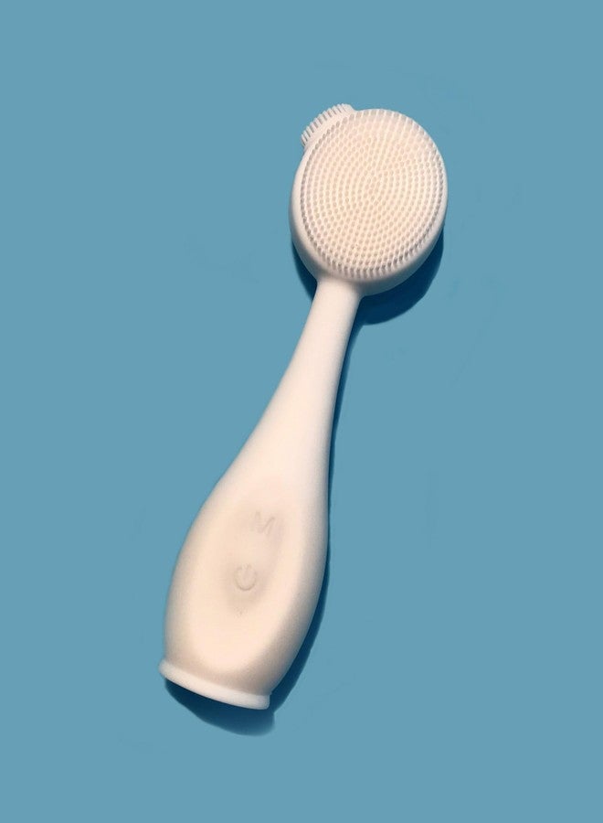 ilika Facial Massage Brush With Jade (White) - Image 4