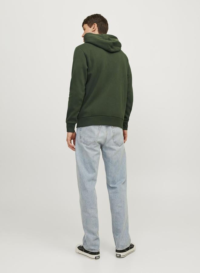 JACK & JONES Logo Print Hoodie with Drawstring - Image 3