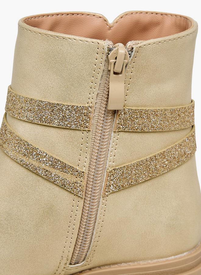 Celeste Girls Bow Embellished High Cut Boots - Image 5