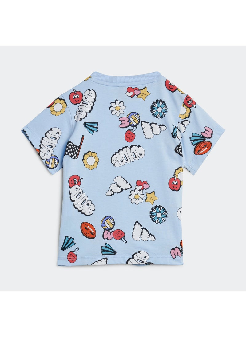 Adidas Infant Seasonal Essentials Fun T-Shirt  - Image 3