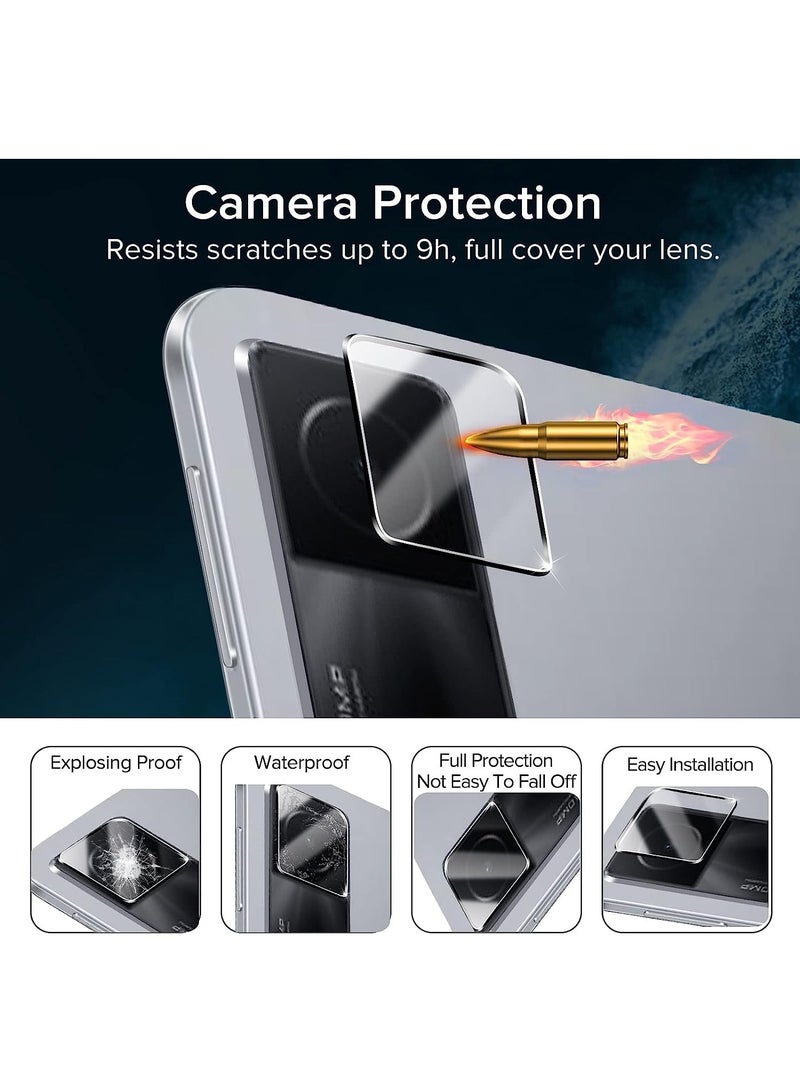 【2+2 pcs】 Xiaomi Redmi Pad 10.61 2022 Screen Protector with Camera Lens Protector, 9H Hardness HD Scratch Resistance 【3D Tempered Glass】 - Image 3