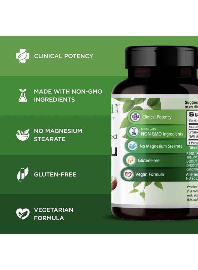 Emerald Laboratories Emerald Labs Camu Camu - Plant-Sourced Vitamin C, Bioflavonoids, Amino Acids & B Vitamins - Gluten-Free, Vegan - 60 Vegetable Capsules (30-Day Supply) - Image 4