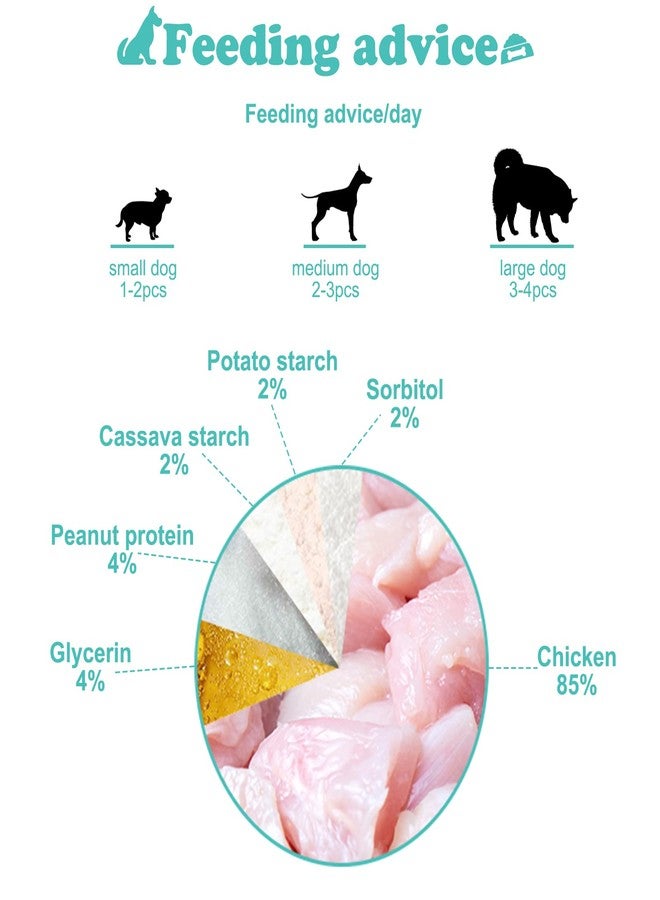 Pawant Chicken Jerky for Dogs Treats Training Snacks Dog Chew Treats Rawhide Free for Small and Large Dog 0.5lb/227g - Image 5