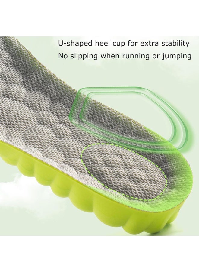 Height-Increasing Insoles for  Men & Women  Wowen-4D Cloud Technology Insoles Super Soft and Comfortable Elevator Insoles Memory Foam Heel Lift Pads, 2.5cm Heel Lift，（EU 43-45） - Image 5