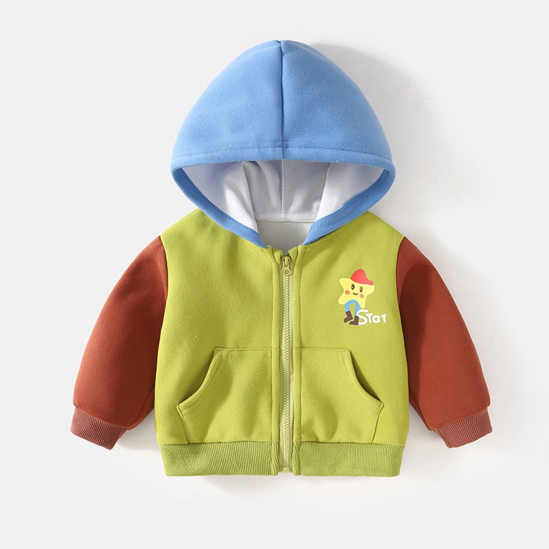 Boys' Coat New Girls' Top Spring Western Style Baby Clothes Baby Spring Clothes Children'S Clothes For Outer Wear - Image 2