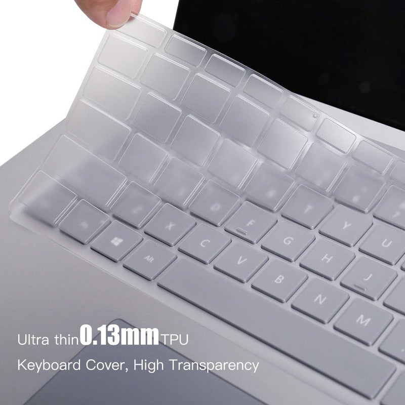 imComor Ultra Thin Keyboard Cover for Microsoft Surface Laptop 6 & 5 13.5" & 15", Surface Laptop Studio 14.4 - Skin Protector Accessory, US Layout - Image 3