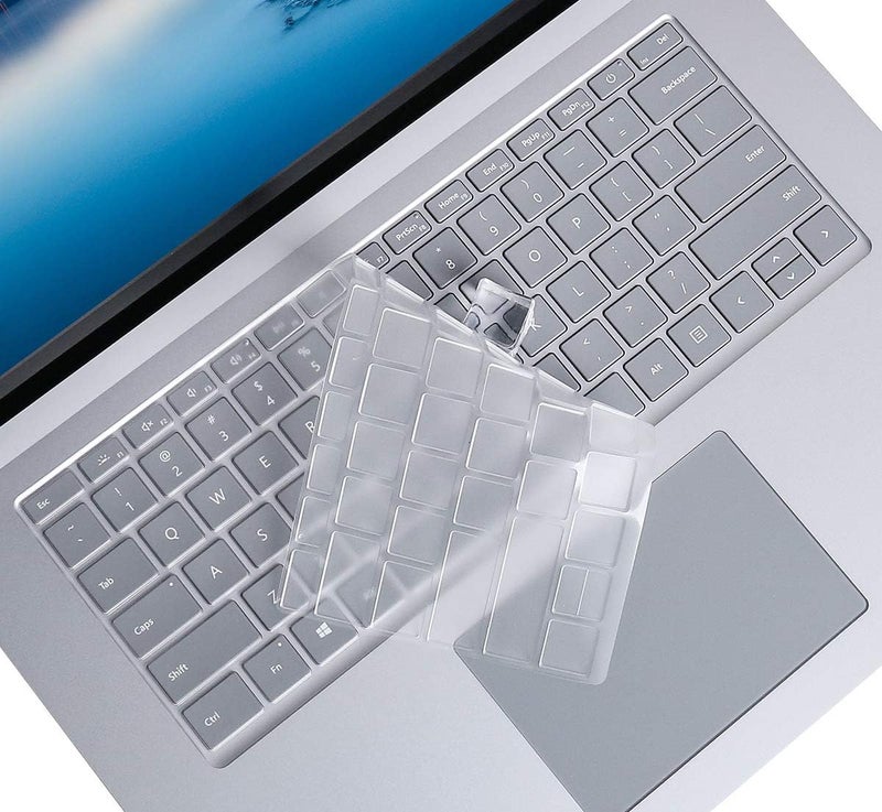 imComor Ultra Thin Keyboard Cover for Microsoft Surface Laptop 6 & 5 13.5" & 15", Surface Laptop Studio 14.4 - Skin Protector Accessory, US Layout - Image 1