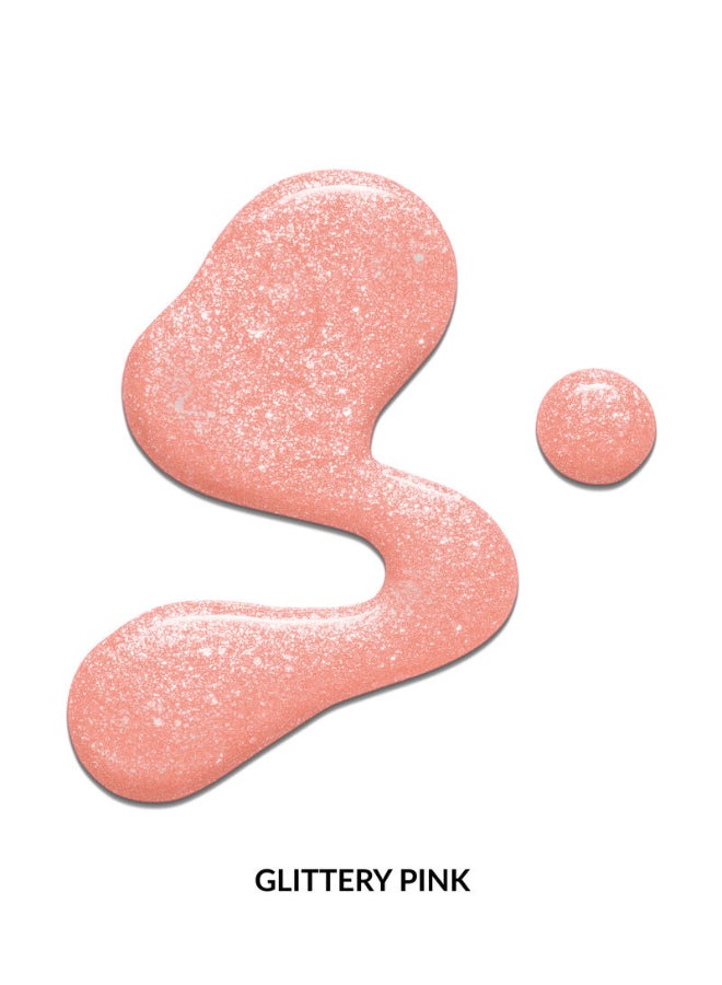 AVON Sunset Beats Crushed Crystals Nail Enamel - Glittery Pink 10ml - Image 2