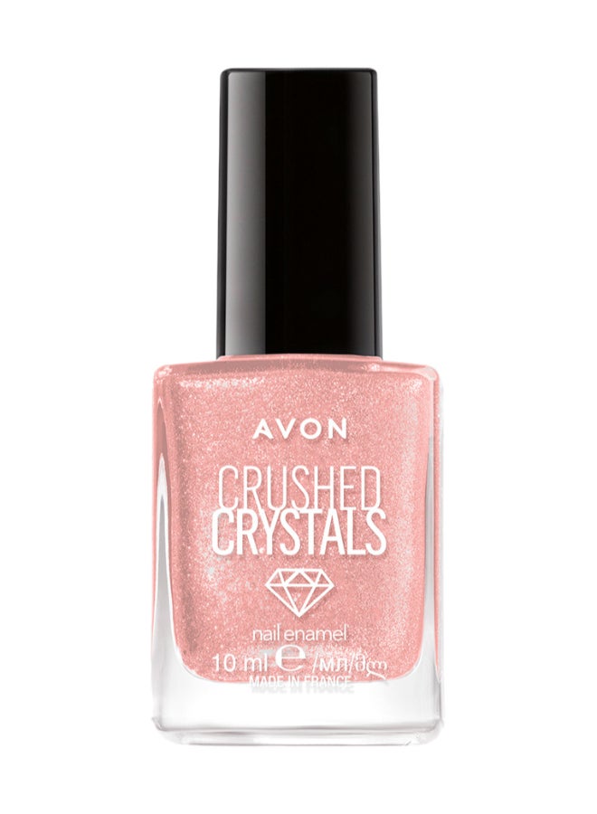 AVON Sunset Beats Crushed Crystals Nail Enamel - Glittery Pink 10ml - Image 1