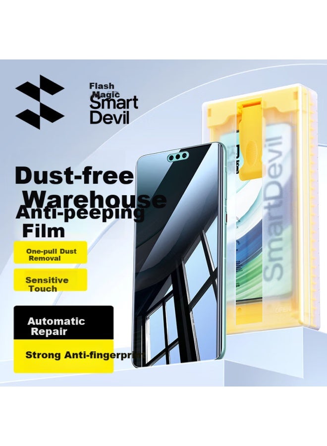 SmartDevil Privacy Screen Protector For Huawei Mate 60 Pro, Mate 60 Phone Film, Easy-To-Apply Anti-Fingerprint, Anti-Shock, High Sensitivity, Scratch-Resistant, Privacy Film - Image 1