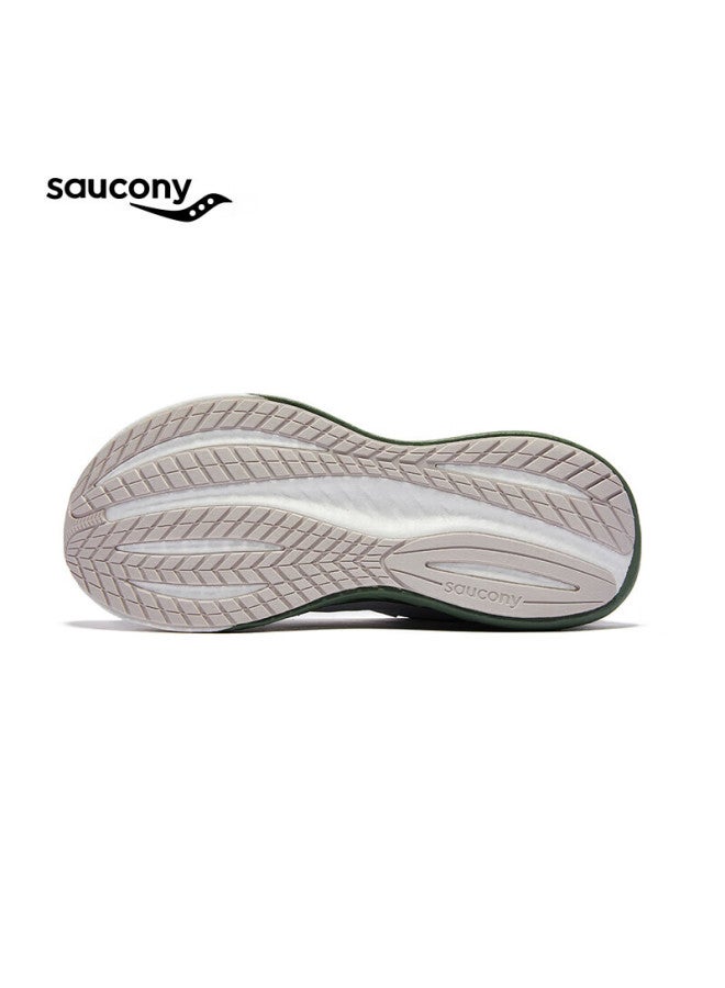 Saucony, Peng Yu-yan Same Style Triumph 22 Running Shoes, Men's Cushioning Comfortable Jogging Shoes, White And Green, Size 43 - Image 2