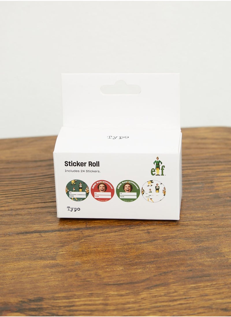 Typo - Elf Christmas Sticker Roll - Image 1