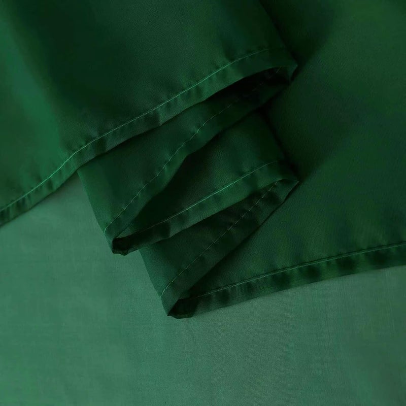 SpaceDresser Sheer Voile Window Treatment Rod Pocket Curtain Panels for Kitchen Bedroom Living Room Drapes Sunlight Filtering Privacy Semi Home Decor Assorted Colors Sizes (Foliage Green, 52 W x 84 L) - Image 4