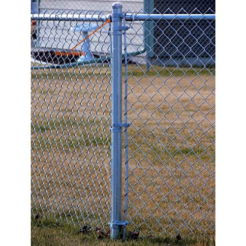 Jake Sales 3-1/2" Brace Band for Chain Link Fence - Use for 3-1/2" Outside Diameter Post/Pipe - Galvanized Chain Link Brace Band (2 Pack) - Image 5