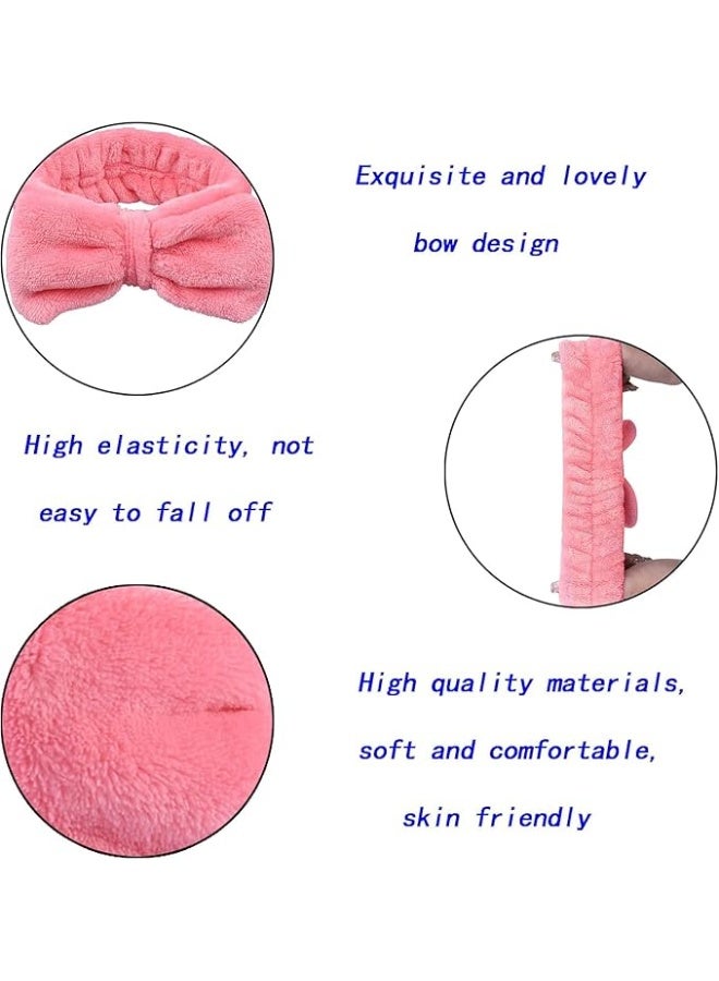 KIKI Spa Headband, Microfiber Bow Tie Headband for Face Washing, Skincare, Makeup, Sports, Elastic Hair Band for Women and Girls - Image 4