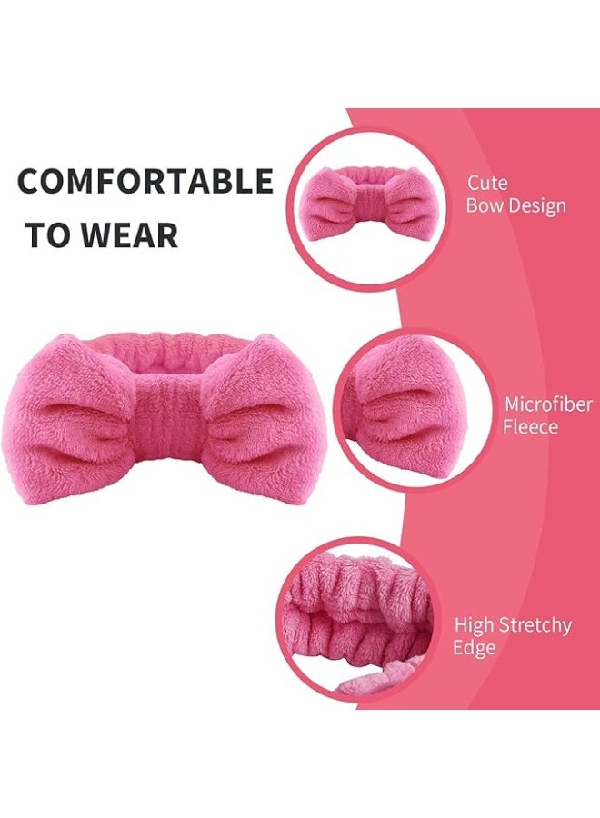 KIKI Spa Headband, Microfiber Bow Tie Headband for Face Washing, Skincare, Makeup, Sports, Elastic Hair Band for Women and Girls - Image 3
