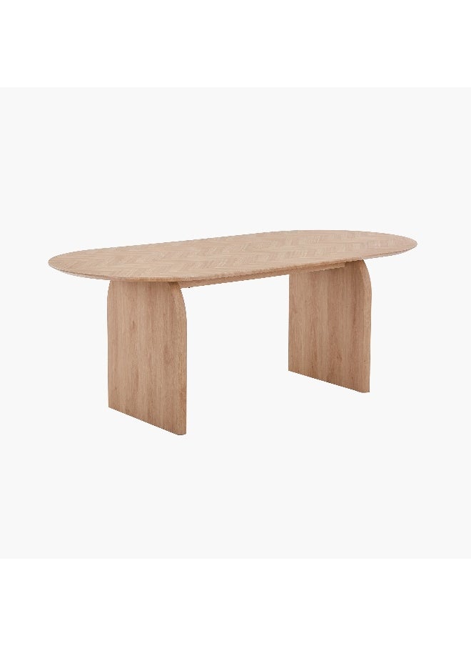 Home Box Hemisphere Oval 6 - Seater Dining Table Set  - Image 3