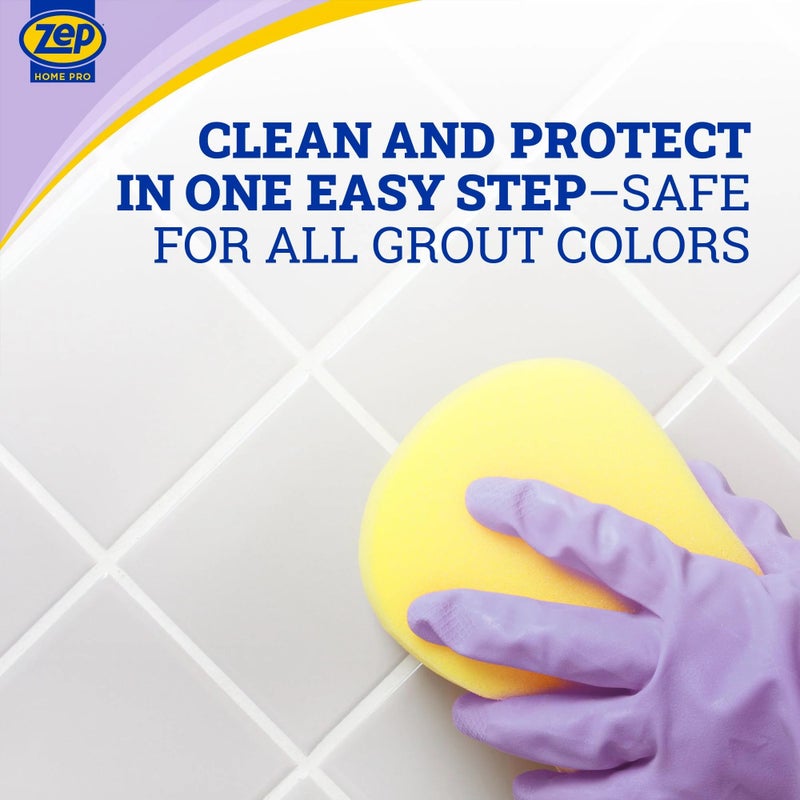 Zep Home Pro Foaming Miracle Grout Cleaner & Protectant - 32 Fl. OZ - (Pack of 1) 2-in-1 for Sparkling Clean Grout Lines - Image 4