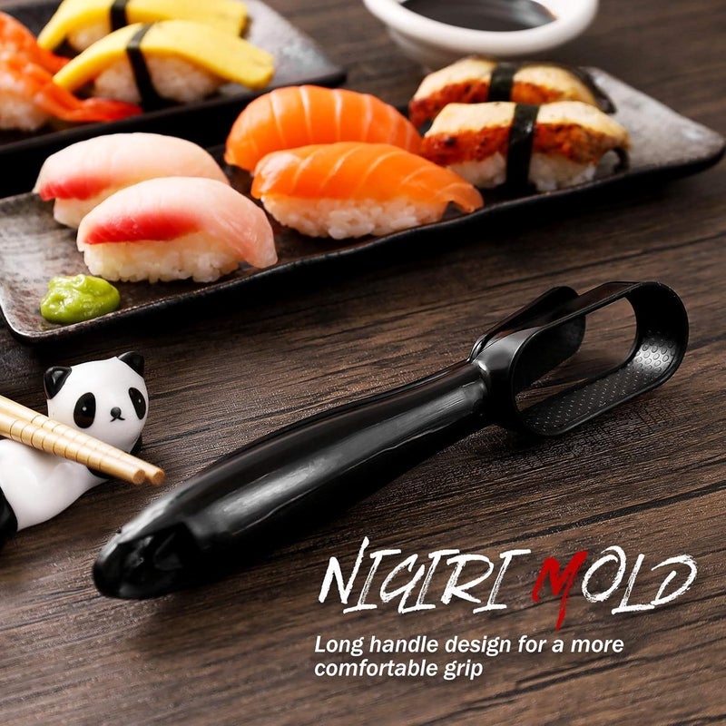 MarcZero Sushi Making Kit, 22 in 1 Bazooka Roller With Bamboo Mat, Knife, Chopsticks, Molds, DIY Machine for Beginner - Image 5