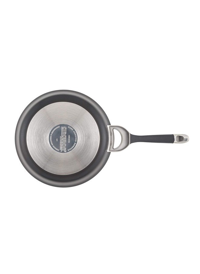 Circulon Circulon Symmetry Hard Anodized Nonstick Frying Pan Set / Skillet Set - 10 Inch and 12 Inch, Black  - Image 4