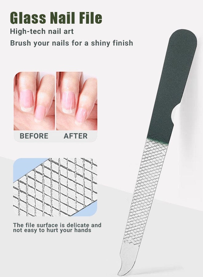 Super ZYouth 16 Piece Professional Pedicure and Nail Clipper Manicure Tool Set for Face Hand and Foot Care Green - Image 4