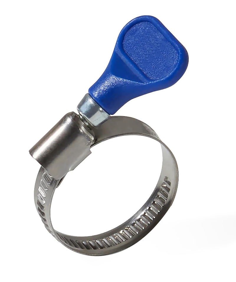 GLUN® 3 to 19mm Size Hose Clamp Stainless Steel Water Pipe, Plastic Turn Key Worm Gear Pack of 30 - Image 2