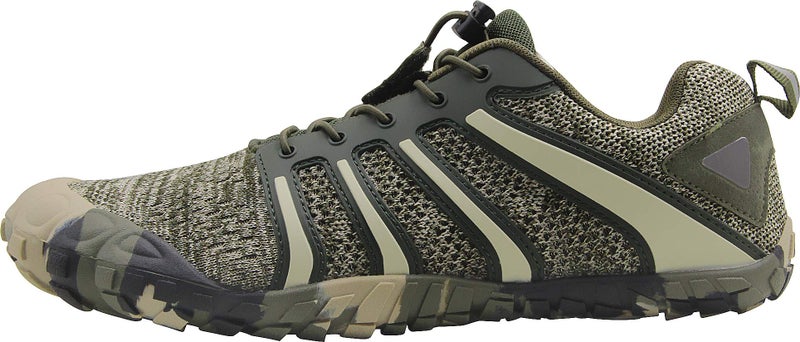 Oranginer Men's Barefoot Shoes Lightweight Athletic Trail Running Shoes Men Camouflage Size 10 - Image 2