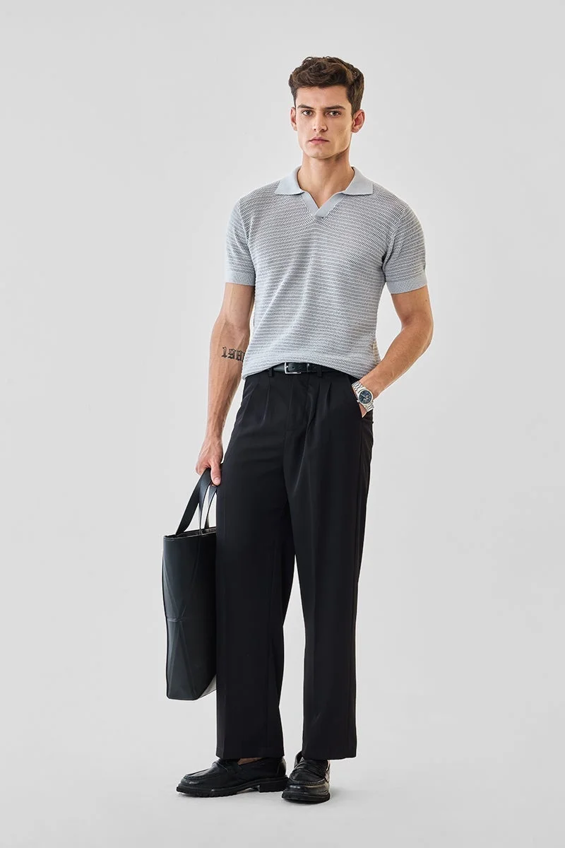 سنيتش تيشيرت قطن % بياقة جوني