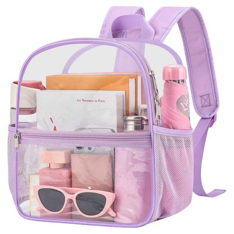 Oraben Small Clear Backpack for Stadium Events Stadium Backpack Waterproof 12x6x12 Clear Bag for Adult Concert Sport Work - Image 2