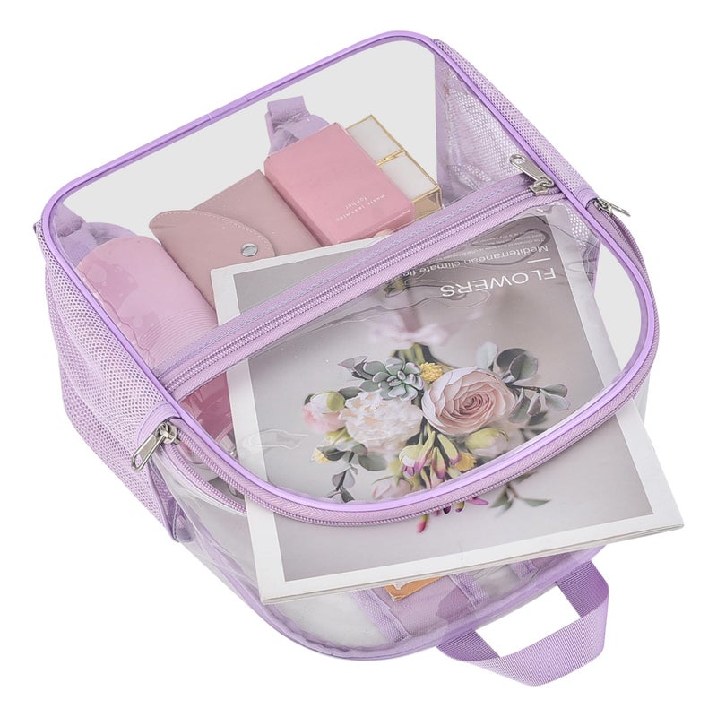 Oraben Small Clear Backpack for Stadium Events Stadium Backpack Waterproof 12x6x12 Clear Bag for Adult Concert Sport Work - Image 3