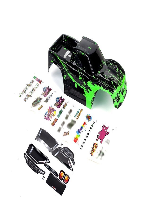 SummitLink Custom Body Muddy Green Style Compatible for Hoss 4X4 VXL 3S 4WD Truck Shell Cover(Truck not Included) H-MG-01 - Image 2