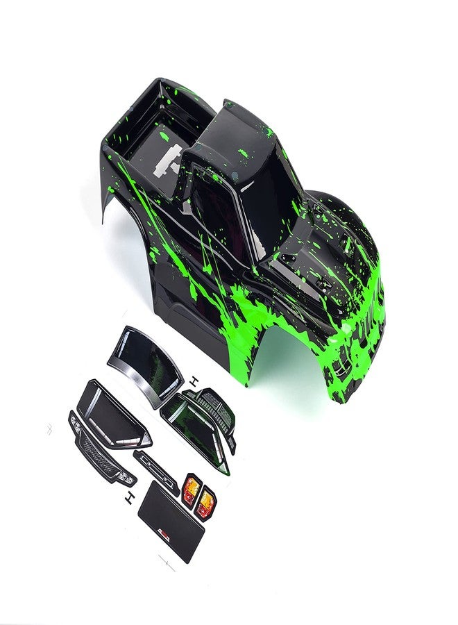 SummitLink Custom Body Muddy Green Style Compatible for Hoss 4X4 VXL 3S 4WD Truck Shell Cover(Truck not Included) H-MG-01 - Image 1