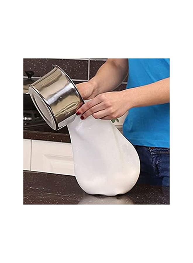 KASTWAVE Silicone Kneading Dough Bag for Kitchen Tool, Versatile Dough Mixer for Bread, Pastry, Pizza & Tortilla, Premium Silicone Bakeware, Multifunctional Food Storage Container Cooking Tool - Image 3