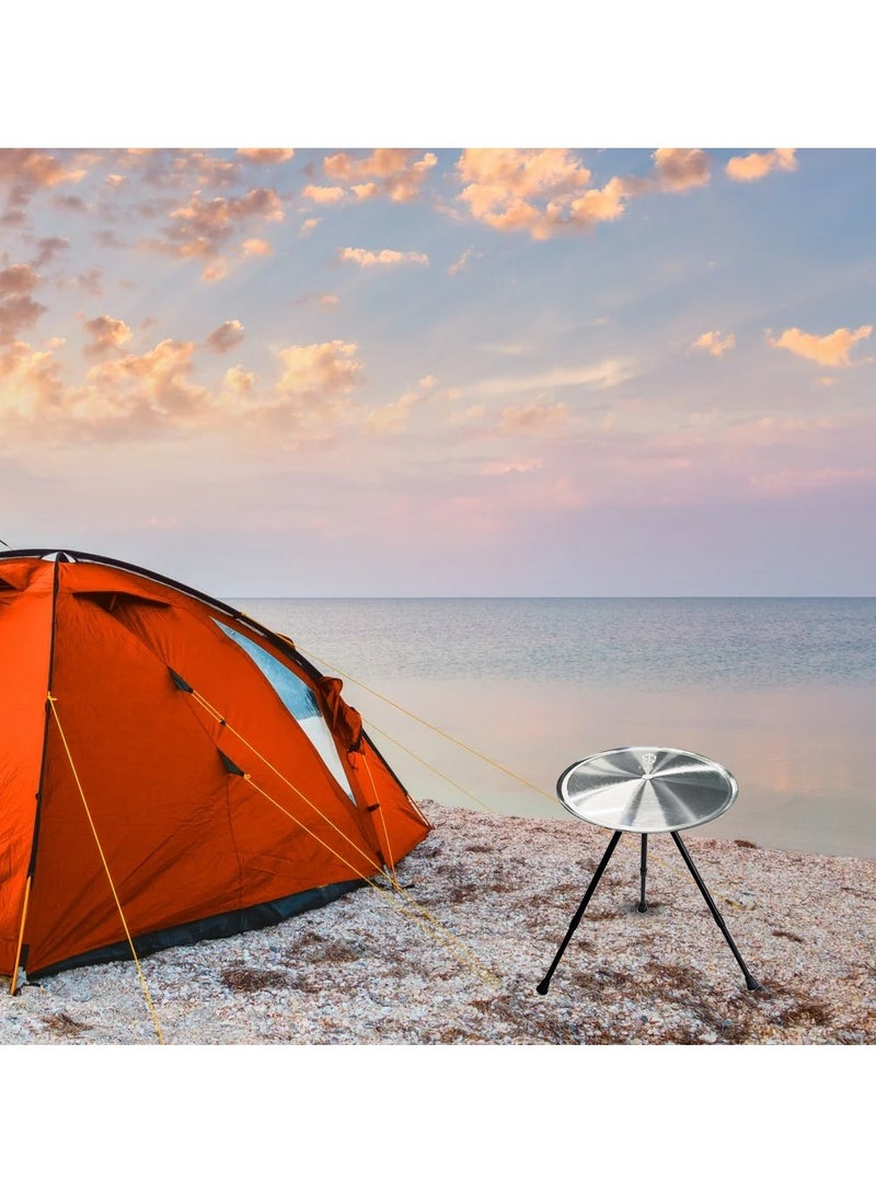 Toby's Tobyâ€™S Lightweight Adjustable-Height Foldable Camping Table With Telescopic Rechargeable Led Lantern  Durable, Compact, Rgb/Sos Waterproof Lighting Combo For Camping, Picnics, Bbqs, Hiking, Travel, And Emergencies - Image 2