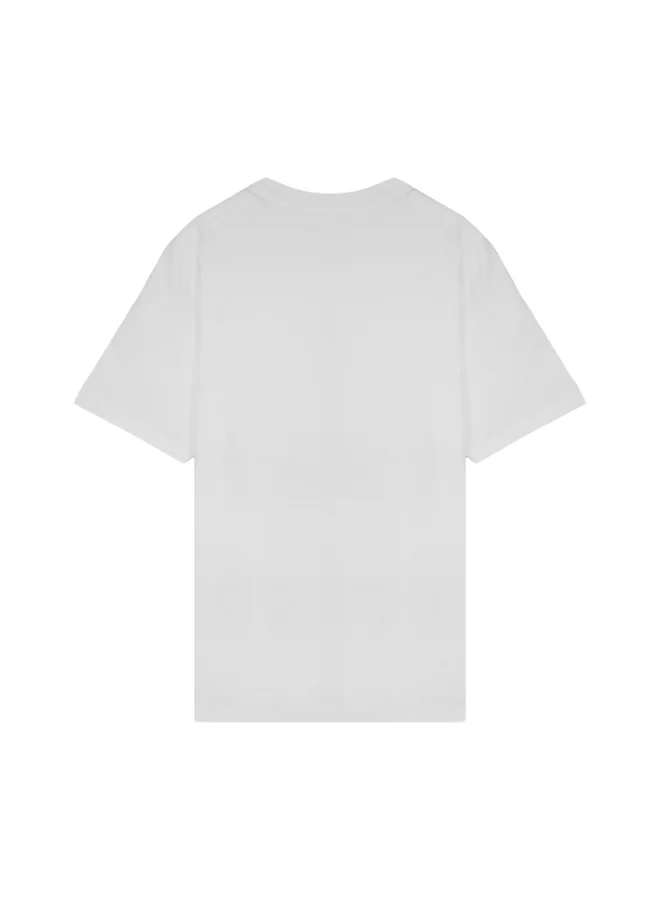 سيدرو CEDRO CASUAL REGULAR FIT LIGHT WEIGHT 100% COTTON CREW NECK WHITE COLOR T-SHIRT