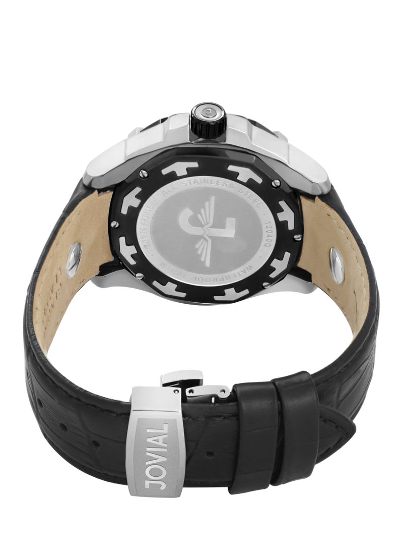 Jovial JOVIAL 12040GSLQ19, GMT, MERIDIAN COLLECTION combines precision and global versatility with its GMT function, perfect for those who navigate time across borders.  - Image 5