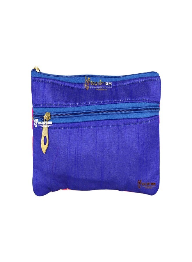 GoldGiftIdeas حقائب بوتلي مزينة بالزهور من GoldGiftIdeas مع تطريز خيوط ملونة، حقائب بوتلي لحفلات استقبال المولود، حقائب بوتلي لهدايا التوزيع، حقائب هدايا تقليدية، حقائب بوتلي للمناسبات النسائية (مجموعة من 4 قطع) - Image 3